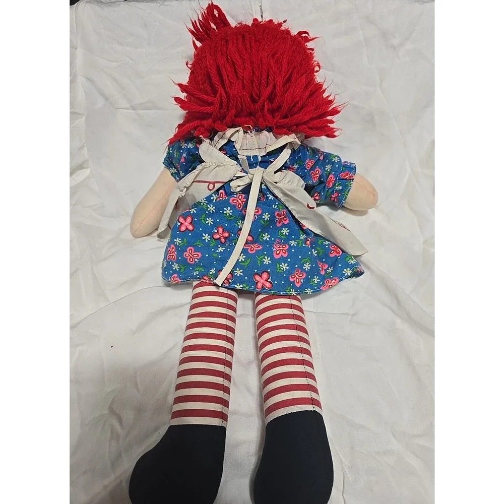Lot of 3 Vintage Raggedy Ann Applause Snowden Classic Rag Doll Plush Stuffed Toy